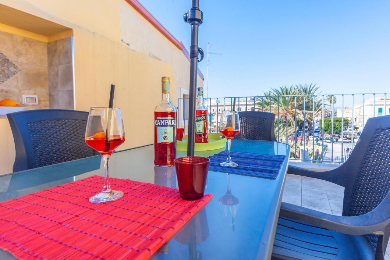 Ferienwohnung La Terrazza Sul Tempio Di Apollo Syrakus Exterior foto